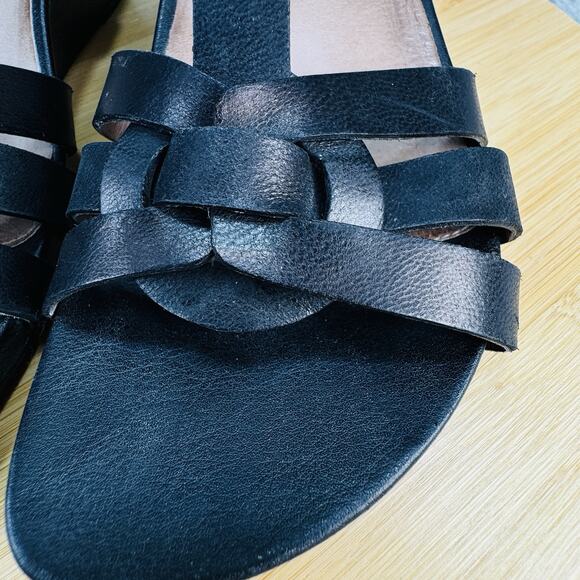 Abeo Biosystem Womens Orthopedic Comfort Sandals Black Leather Size 7N - Picture 6 of 16